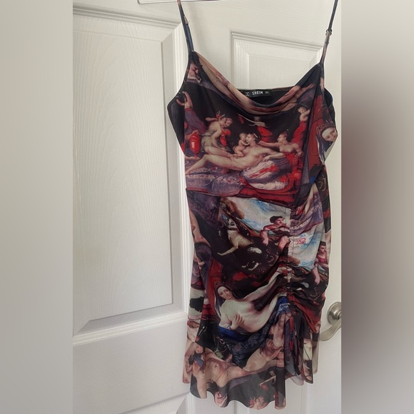 SHEIN Dresses & Skirts - SHEIN Ángel print mini sexy dress